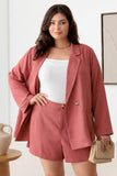 Sunset Coral Blazer