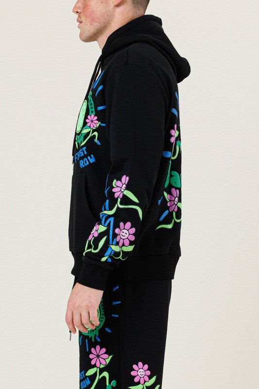 Terry Flower Pullover