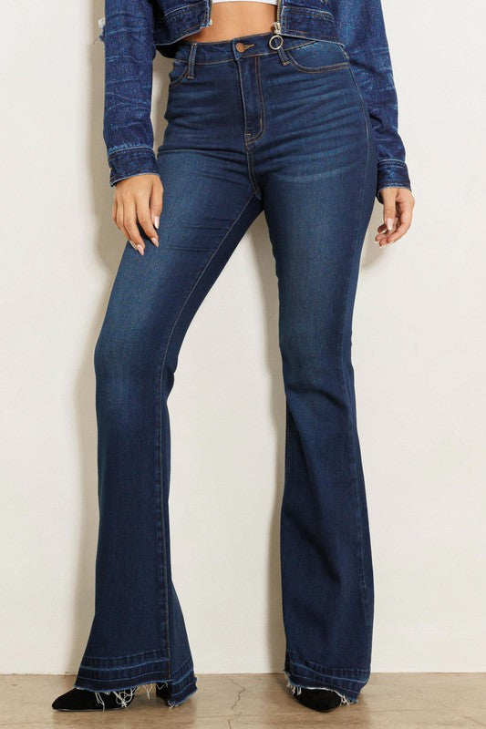 Cece High Rise Flare Jean